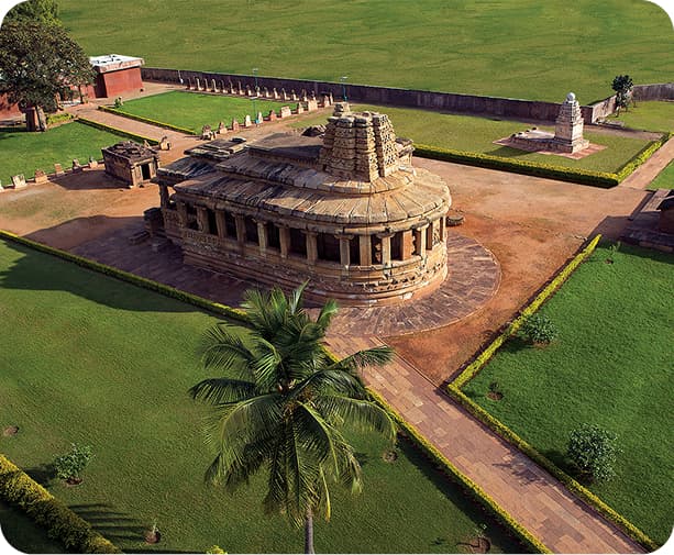 Ancient temple architecture in Karnataka
