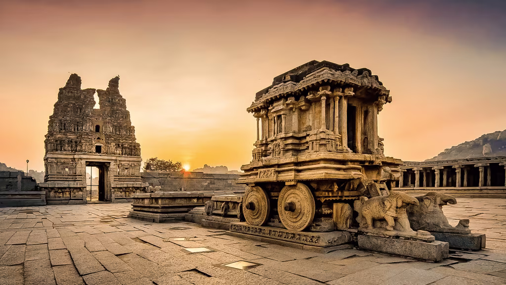 Hampi, Stone chariot 1