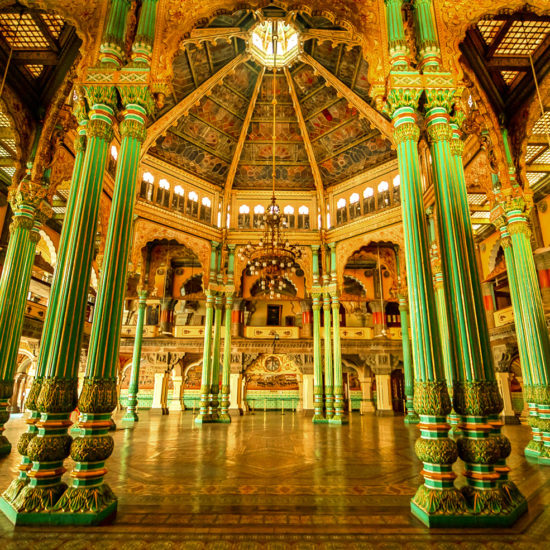 Inside of Mysore Palace