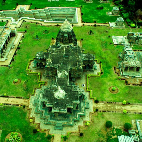 Aerial View of Itagi Mahadeva Temple, Koppal