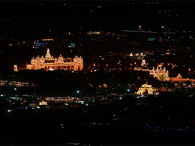 mysuru night view