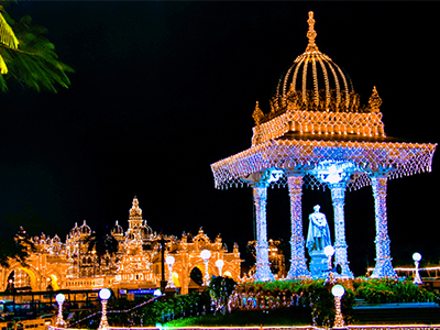 mysuru night view